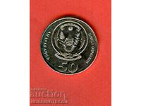 RWANDA RWANDA 50 Franc issue - issue 2011 NEW UNC