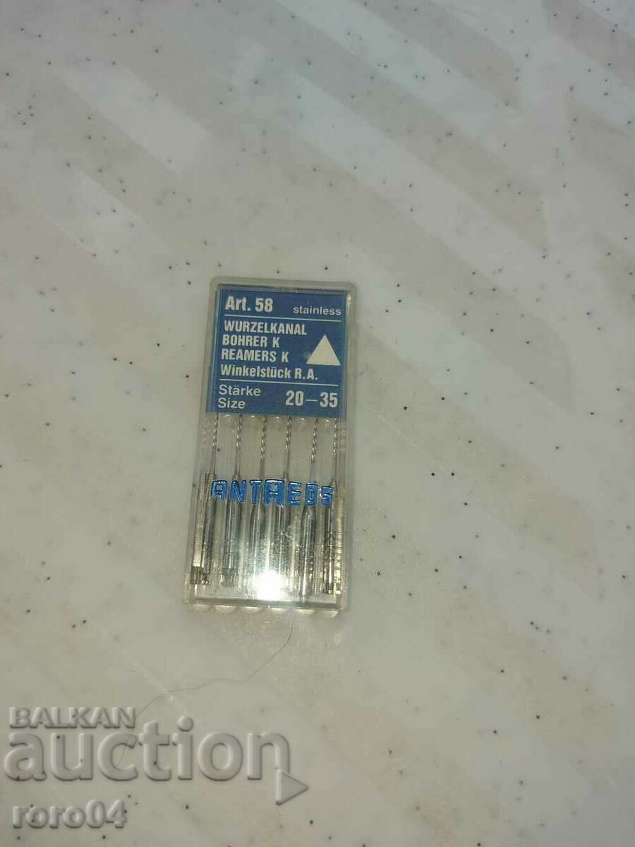 DENTAL CONSUMABLES - FOR CLEANING CHANNELS with price 9.00 BGN | € 4.60 DENTAL CONSUMABLES - FOR CLEANING CHANNELS with price 9.00 BGN | € 4.60