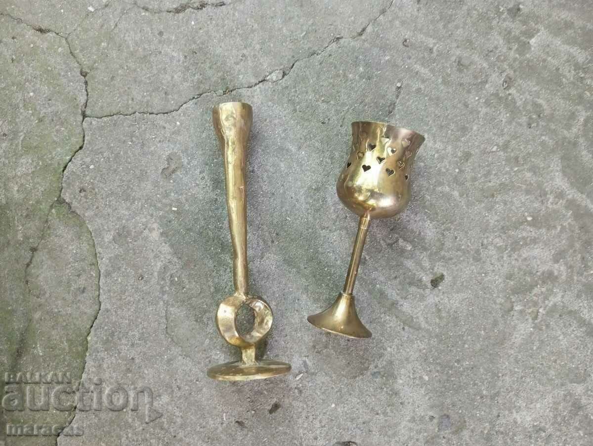 Бронзови свещници . Бронзови свещници .
