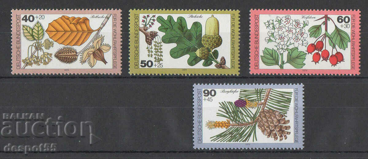 1979 Германия. Благотворителни марки - горски плодове и ядки