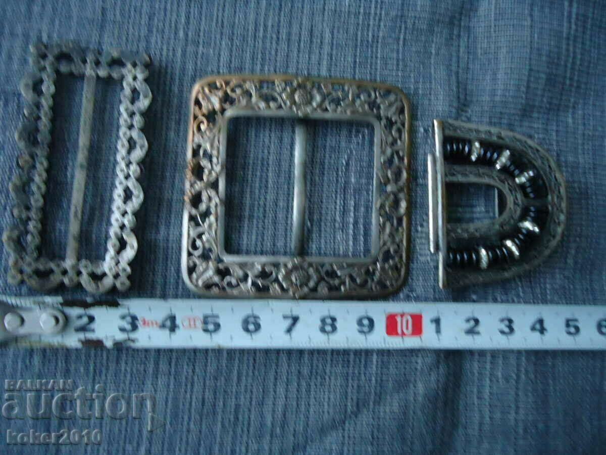 Lot of old buckles-3 pcs - 6