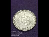 1 сребърен франк 1919 година