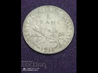 1 сребърен франк 1913 година