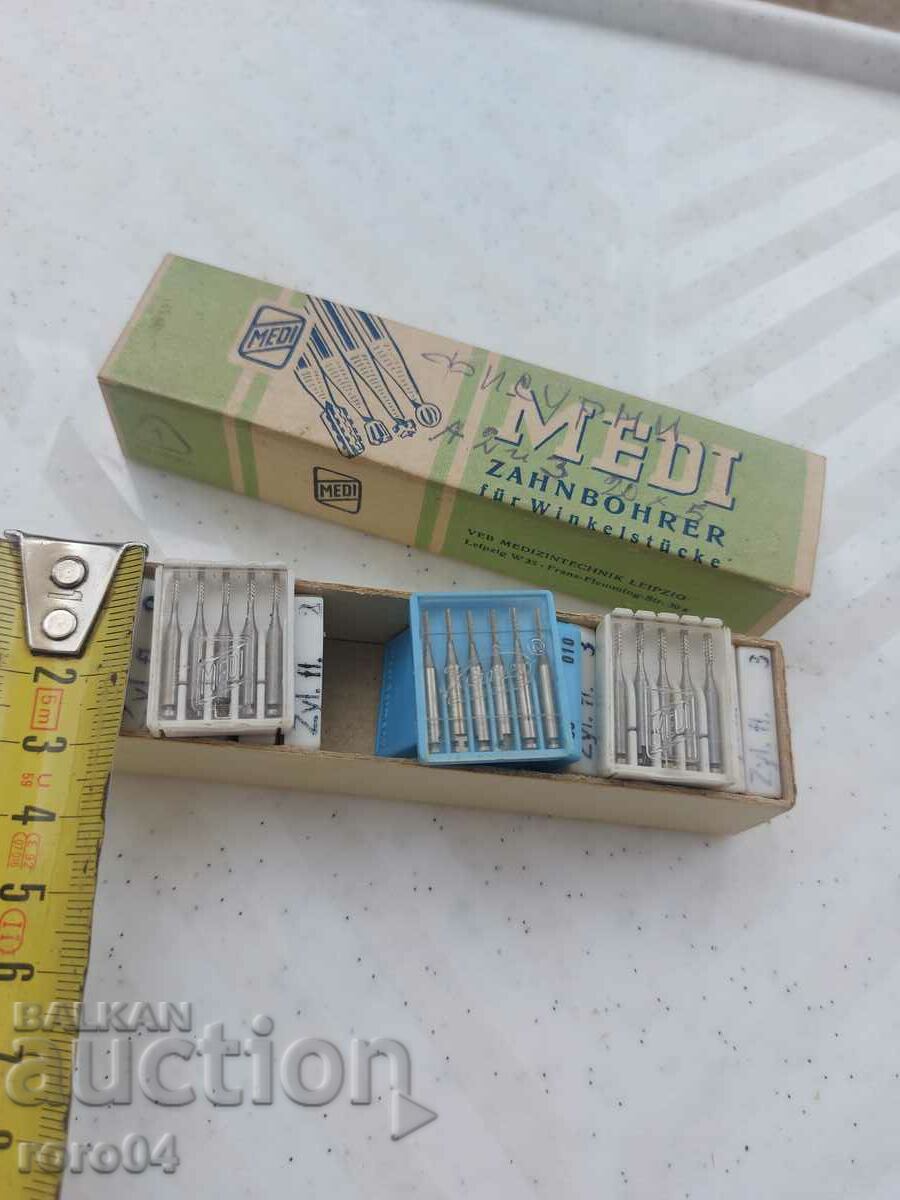 DENTAL TOOLS - MEDI - KOMET - NEW with price 4.50 BGN | € 2.30 DENTAL TOOLS - MEDI - KOMET - NEW with price 4.50 BGN | € 2.30