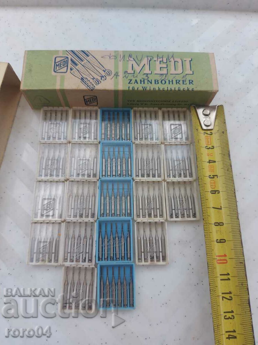 DENTAL TOOLS - MEDI - KOMET - NEW - 6 DENTAL TOOLS - MEDI - KOMET - NEW - 6