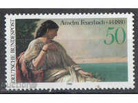 1980. Германия. 100 г. от смъртта на Анс. Фьоербах, художник