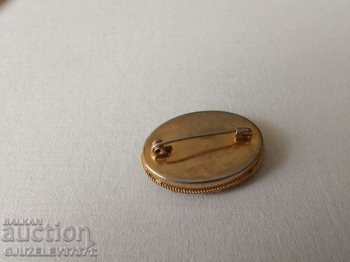 Vintage Italian Floral Oval Needlework Micro Mosaic with price 89.00 BGN | € 45.50 Vintage Italian Floral Oval Needlework Micro Mosaic with price 89.00 BGN | € 45.50