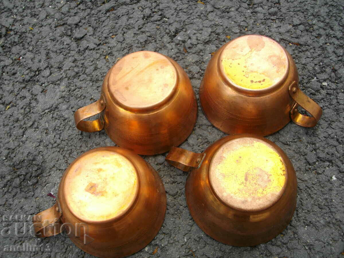 COPPER CUPS FOR COFFEE OR TEA with price 45.00 BGN | € 23.01 COPPER CUPS FOR COFFEE OR TEA with price 45.00 BGN | € 23.01