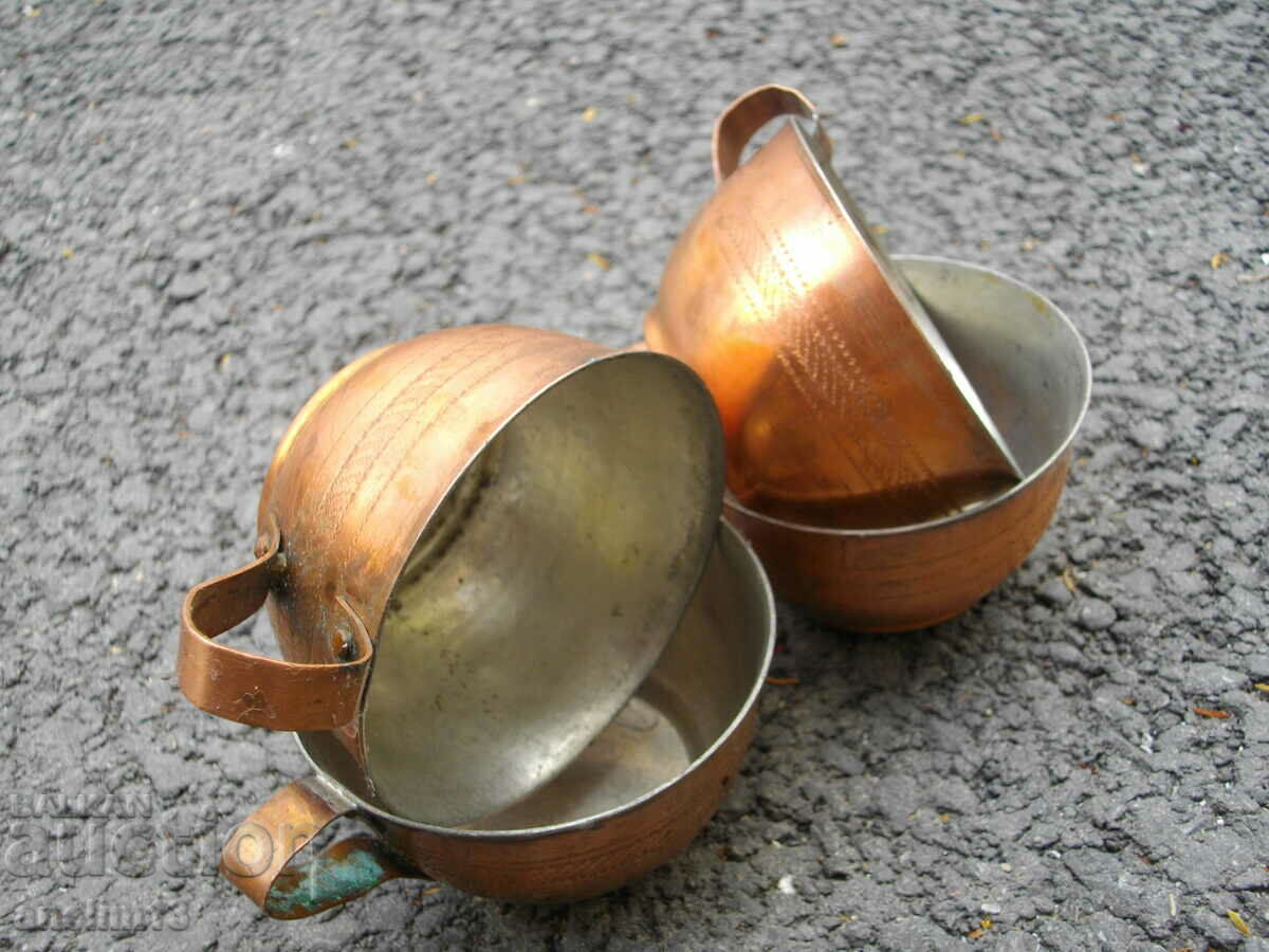 Auction COPPER CUPS FOR COFFEE OR TEA Auction COPPER CUPS FOR COFFEE OR TEA