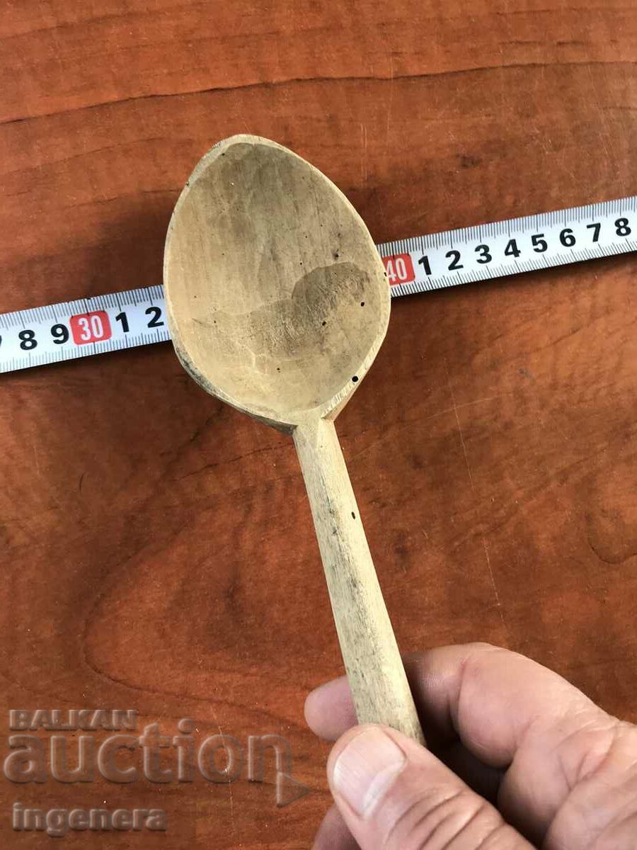 LINGURĂ DE LEMN VECHE - 6