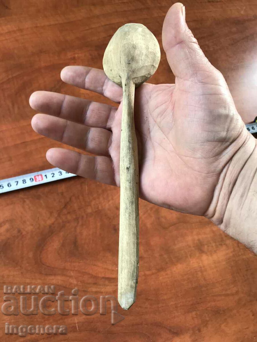 Delivery of ANTIQUE HAND CARVED WOODEN SPOON Delivery of ANTIQUE HAND CARVED WOODEN SPOON