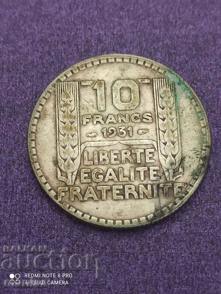 10 φράγκα 1931