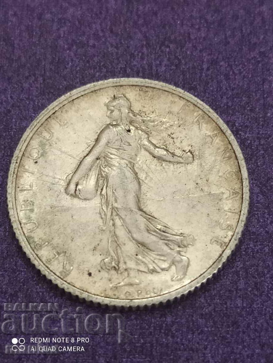 1 φράγκο ασήμι 1917 με τιμή 29.99 BGN | € 15.33 1 φράγκο ασήμι 1917 με τιμή 29.99 BGN | € 15.33