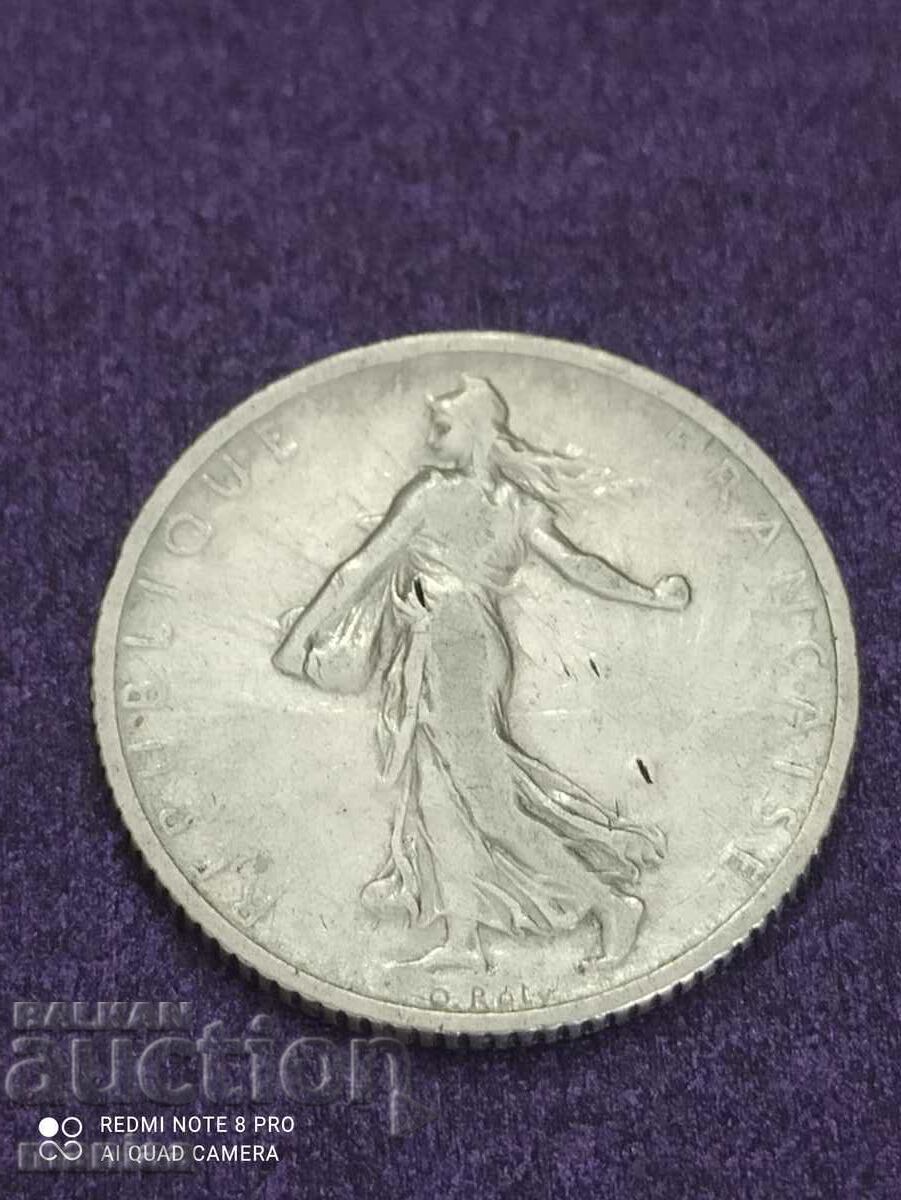 1 franc 1902 year silver with price 29.99 BGN | € 15.33 1 franc 1902 year silver with price 29.99 BGN | € 15.33