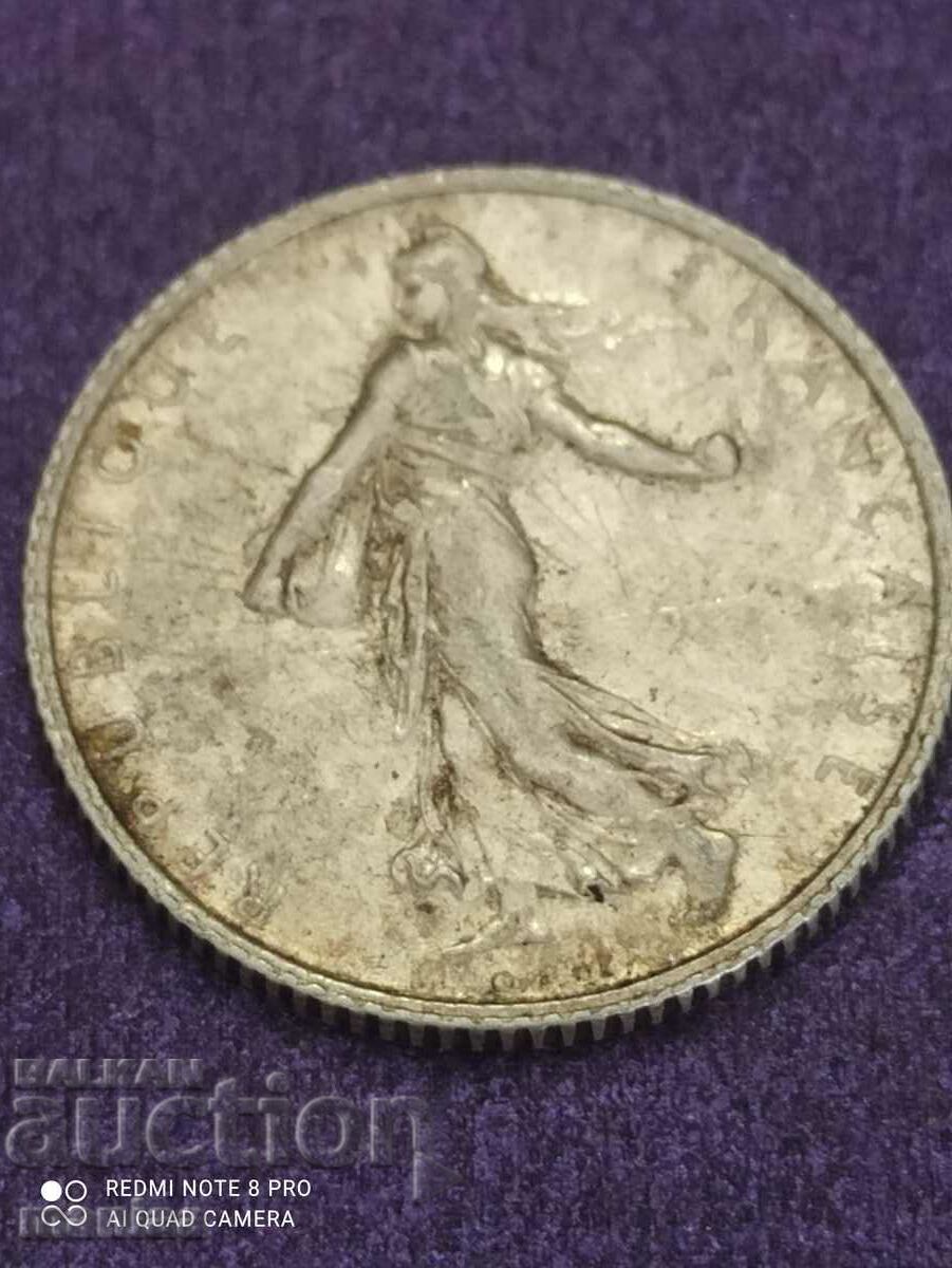 1 franc 1916 silver with price 30.00 BGN | € 15.34 1 franc 1916 silver with price 30.00 BGN | € 15.34