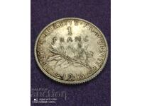 1 franc 1916 silver