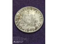 1 franc argint 1901