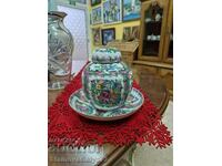 A great antique Chinese porcelain bowl jar