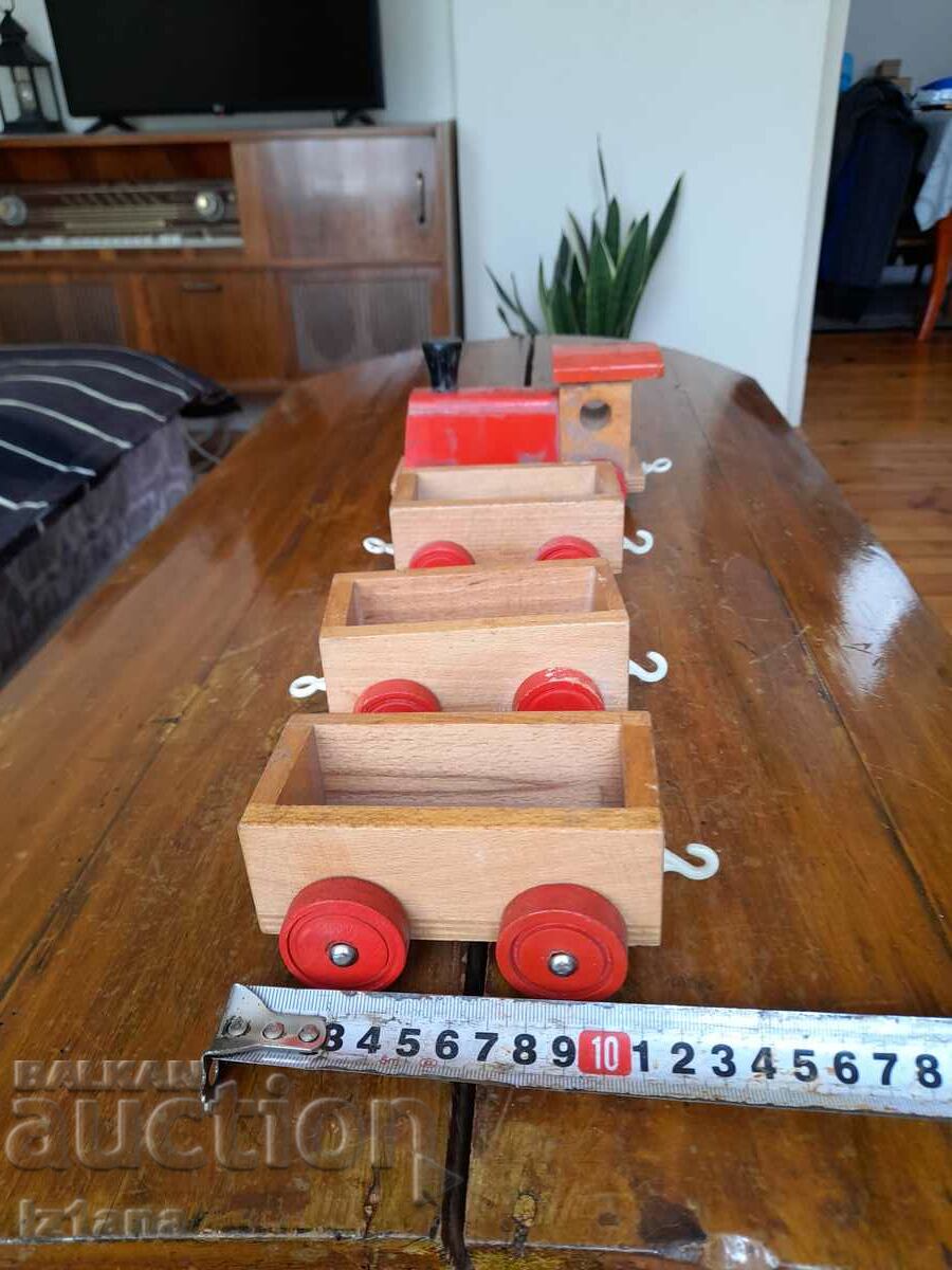 Old wooden train - 7