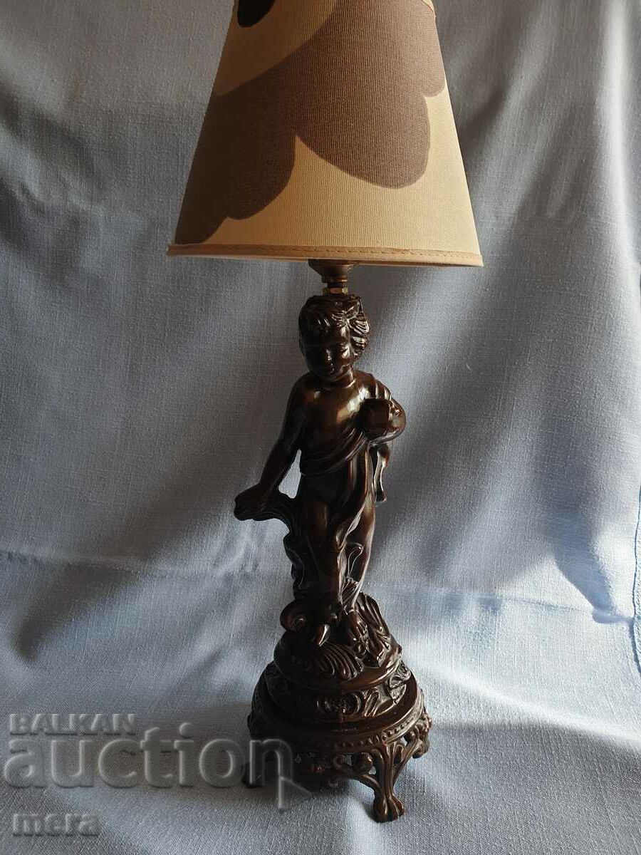 An old desk lamp