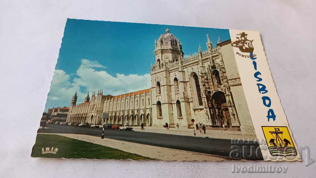 Carte poștală Lisboa Jerónimos 1976