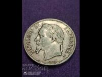 5 φράγκα ασήμι 1869
