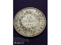 10 франка  1966 година сребро