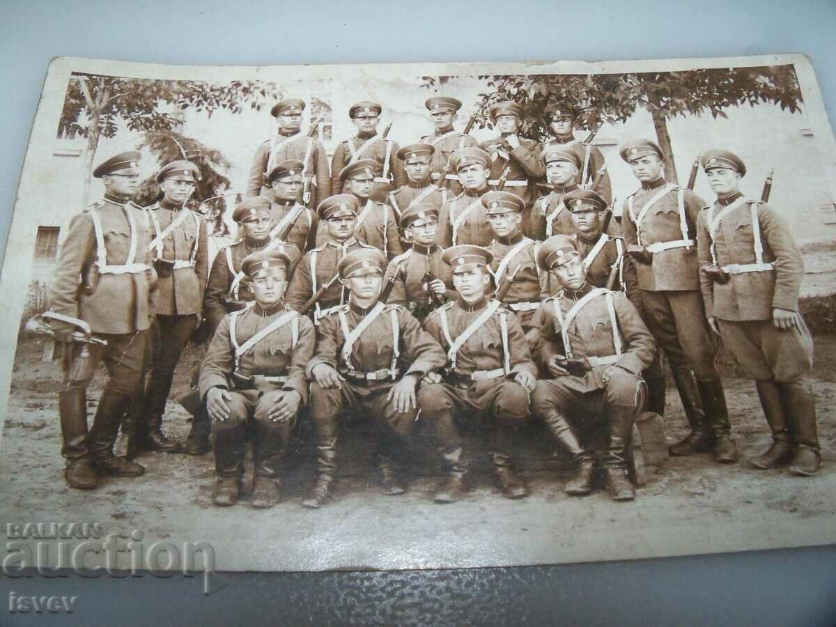 Old photo postcard from the First World War.