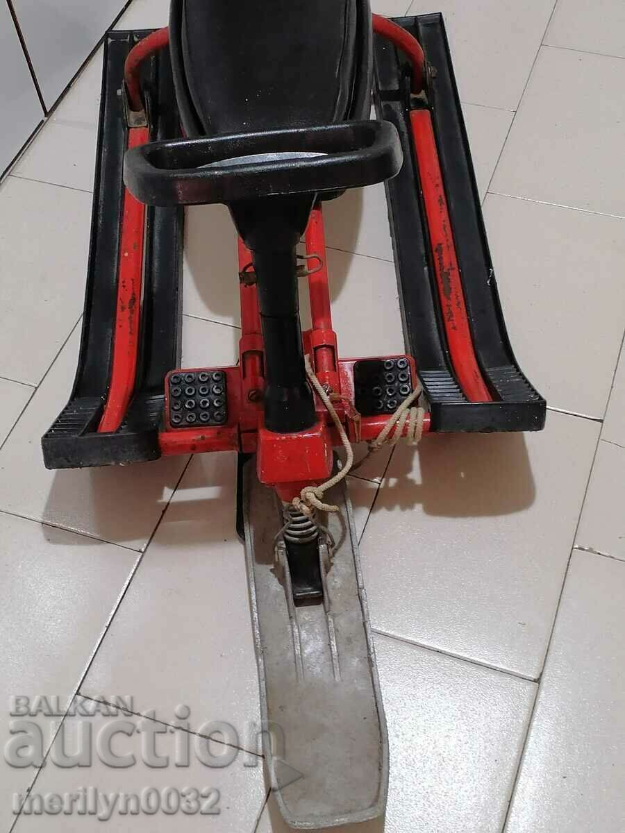 Auction Children's sled Chuk and Gek USSR social period 80s Auction Children's sled Chuk and Gek USSR social period 80s