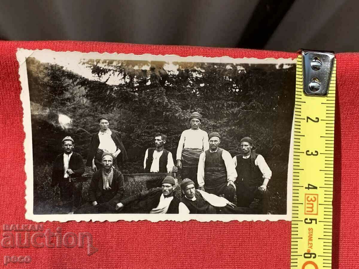 Pomachi woodcutters in the Rhodopes old photo - 6 Pomachi woodcutters in the Rhodopes old photo - 6