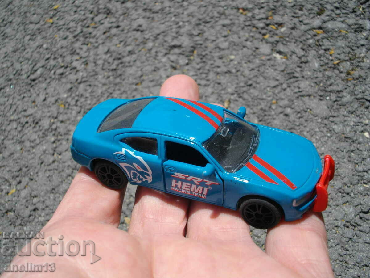 SIKU DODGE CHARGER METAL TROLLEY - 5 SIKU DODGE CHARGER METAL TROLLEY - 5