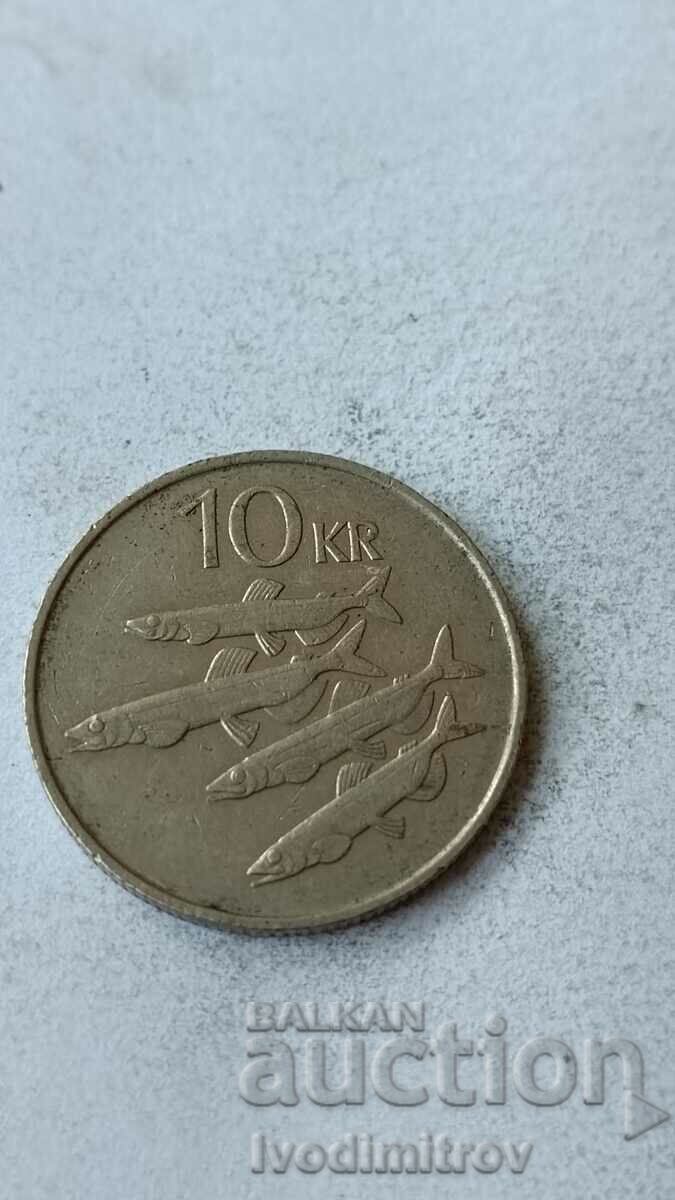 Islanda 10 coroane 1987