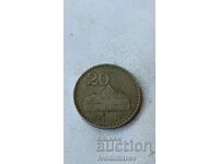 Mozambic 20 metical 1980