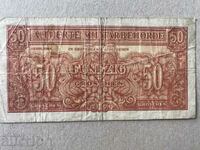 Австрия 50 гроша 1944 междусъюзнически войски