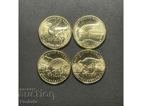 Αυστραλία 1 δολάριο 2022 Δεινόσαυροι 4 νομίσματα