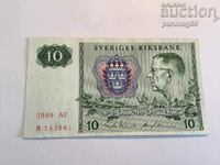 Sweden 10 kroner 1989