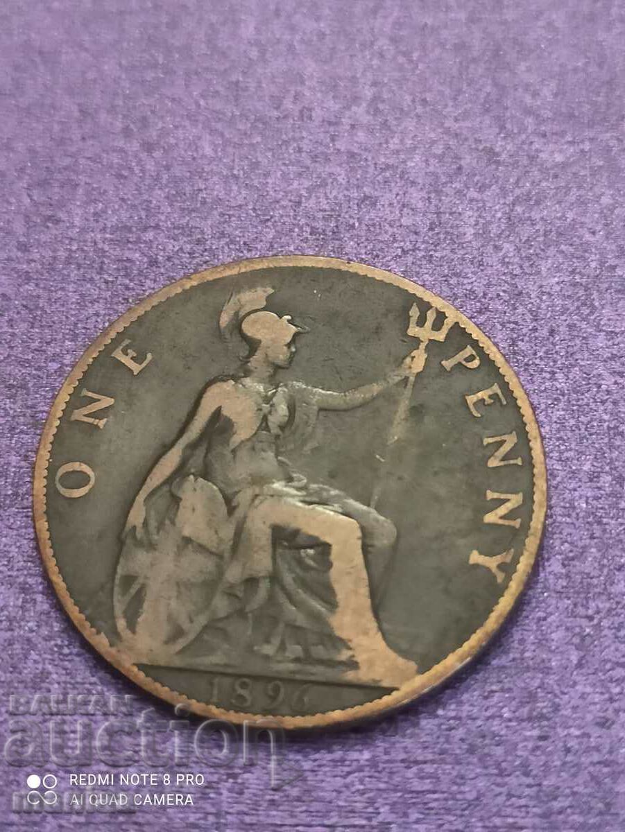 1 penny 1896 cu preț € 10.22 | 19.99 BGN