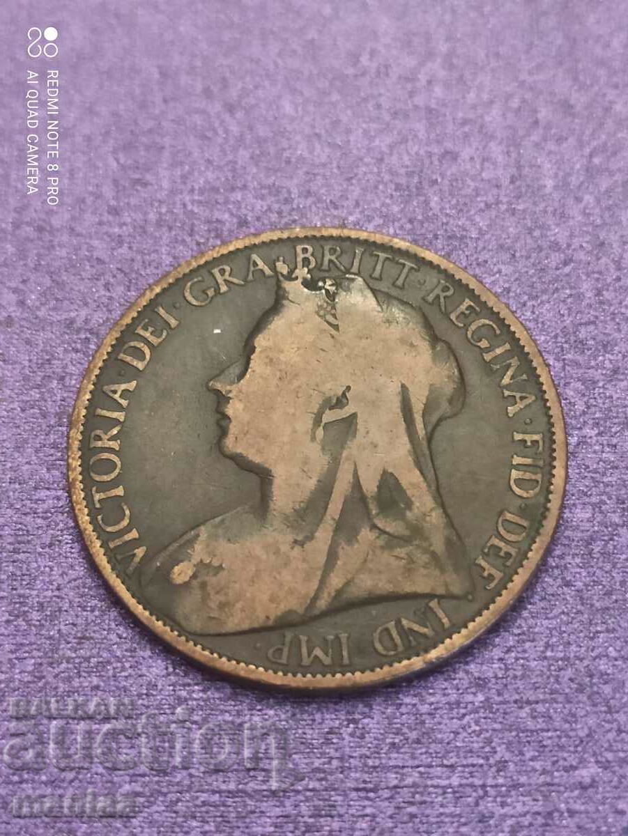 1896 1 penny