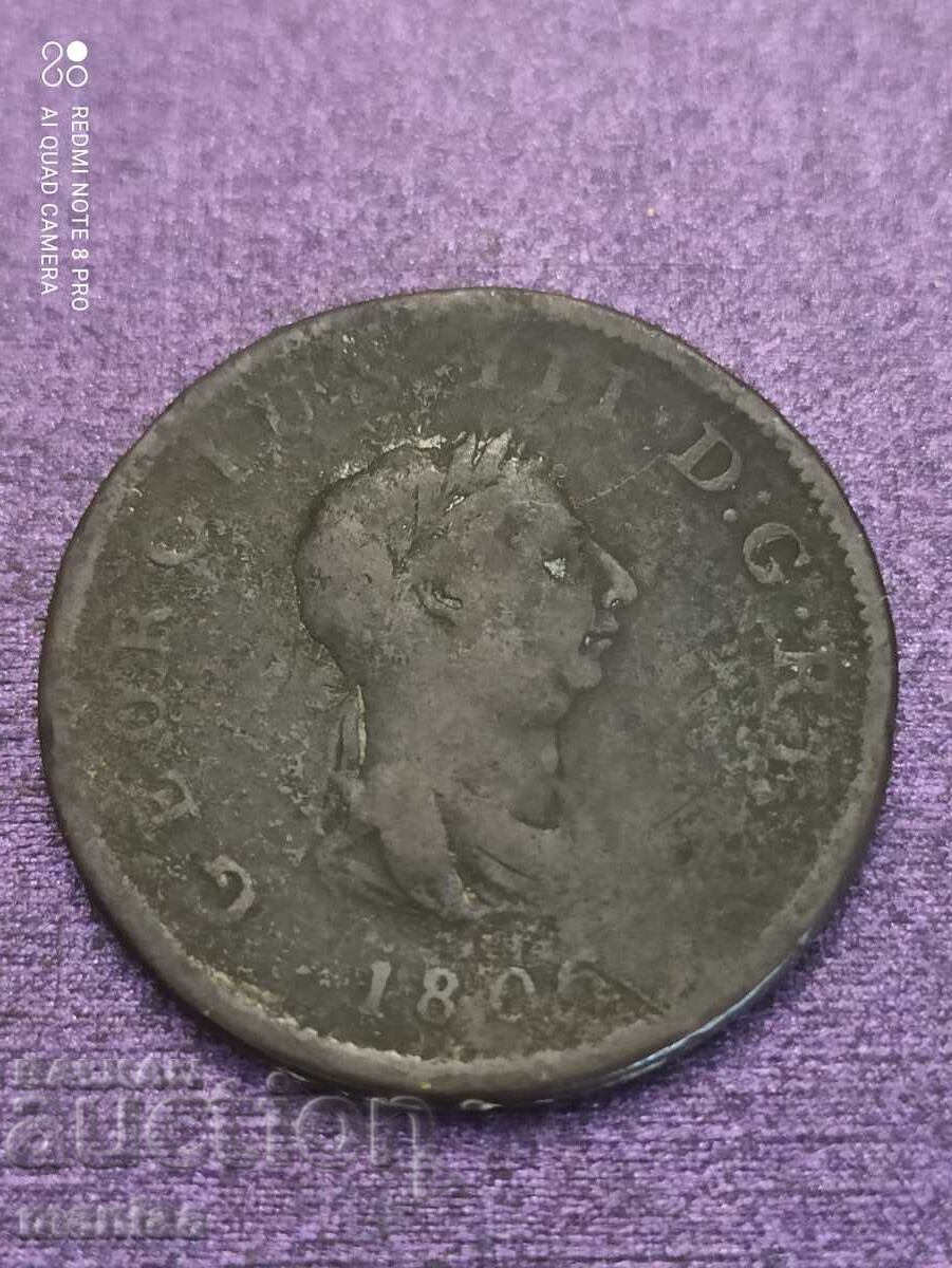 Delivery of 1/2 penny 1806 Delivery of 1/2 penny 1806