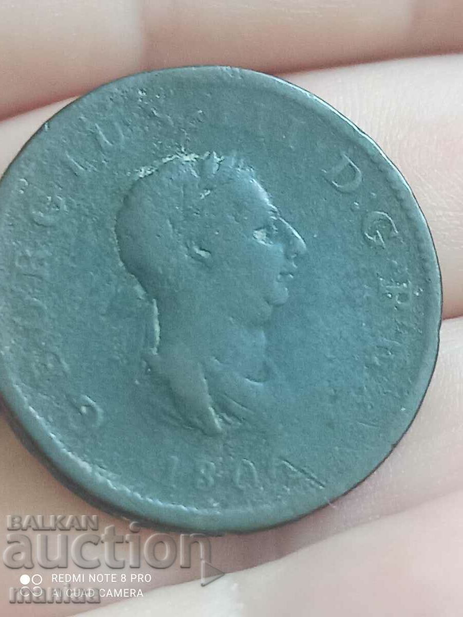 1/2 penny 1806