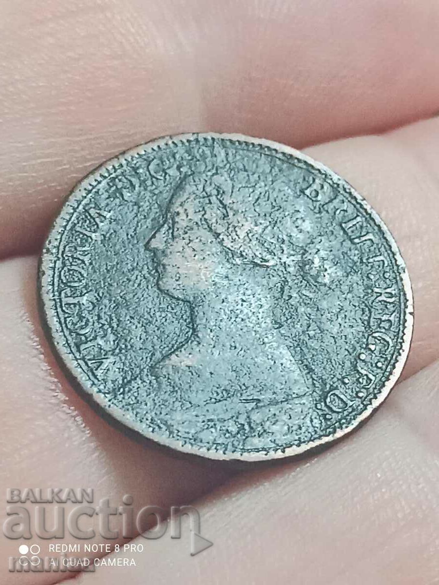 1 farthing 1866