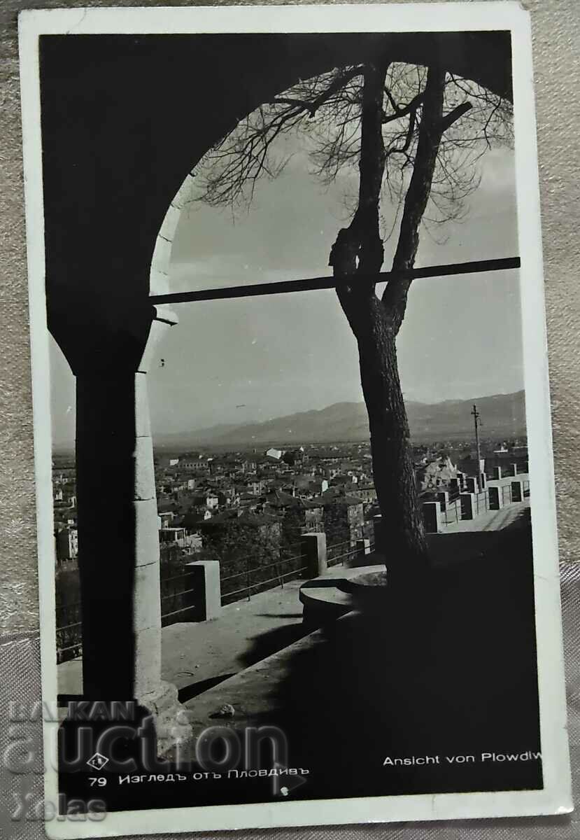 Carte poștală regală 1940 Plovdiv