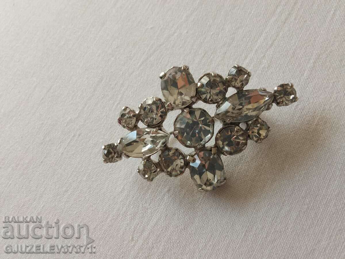 Vintage καρφίτσα με ζιργκόν - 7 Vintage καρφίτσα με ζιργκόν - 7