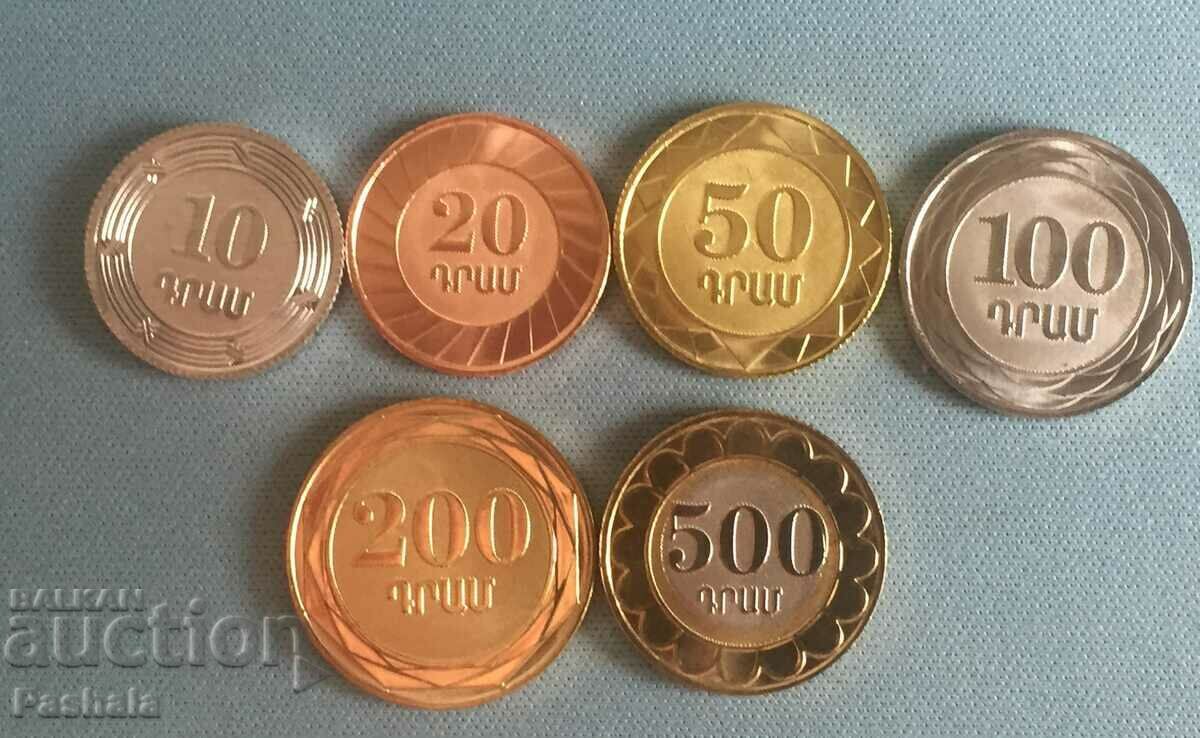 Армения 10 20 50 100 200 500 драм 2003 г.