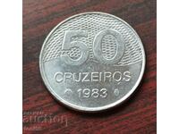 Brazil 50 cruzeiros 1983 aUNC