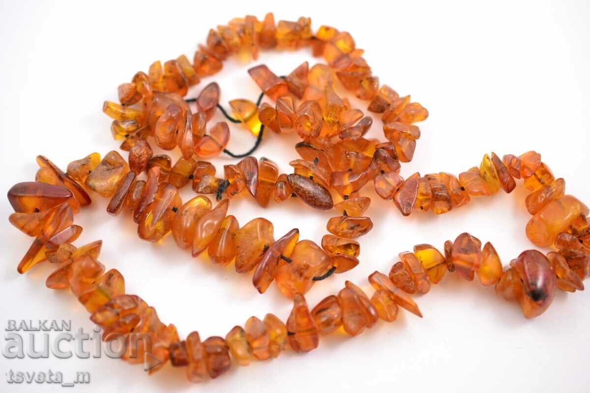 Antique necklace, necklace amber 25.8 g with price 25.00 BGN | € 12.78