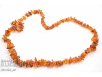 Antique necklace, necklace amber 25.8 g