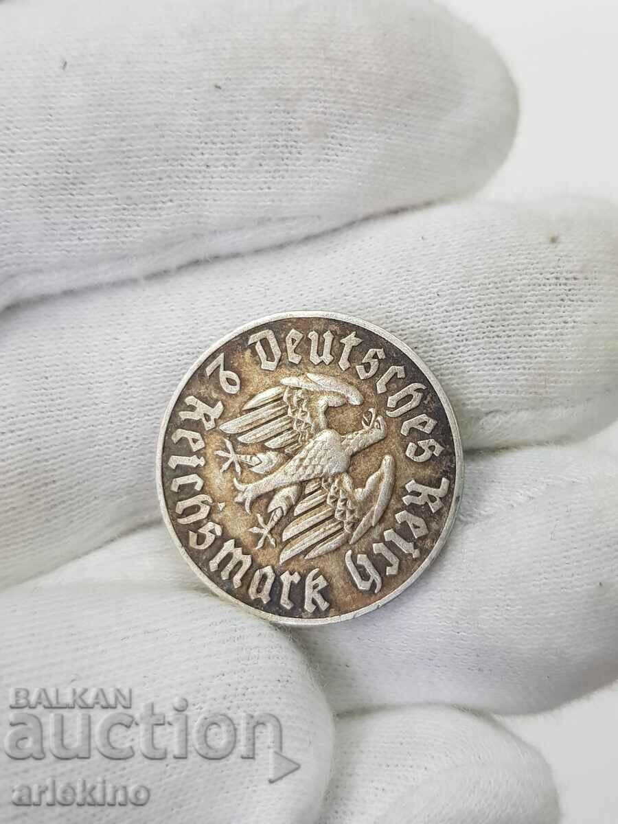 Very Rare German 2 Mark Martin Luther 1483-1933 Coin - 7 Very Rare German 2 Mark Martin Luther 1483-1933 Coin - 7