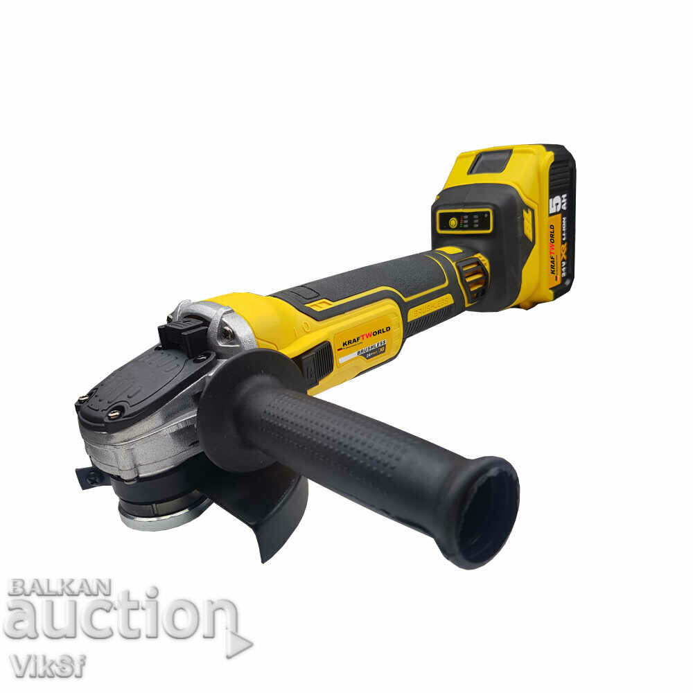 German Cordless Brushless Angle Grinder KraftWorld 24V +.... with price 130.00 BGN | € 66.47 German Cordless Brushless Angle Grinder KraftWorld 24V +.... with price 130.00 BGN | € 66.47