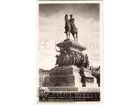 OLD CARD SOFIA MONUMENT KING THE LIBERATOR D322